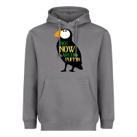 Storm not now arctic puffin! ,  not now arctic puffin Heavyweight Hoodie - linhVisuals
