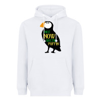 Not Now Arctic Puffin! ,  Not Now Arctic Puffin Heavyweight Hoodie | Teevron