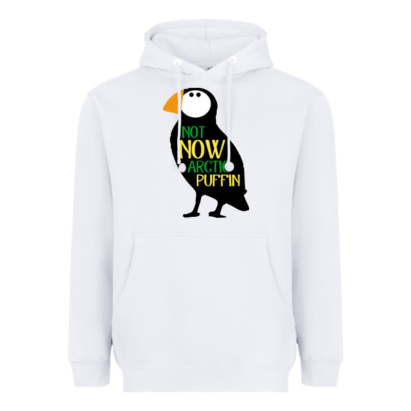 Not Now Arctic Puffin! ,  Not Now Arctic Puffin Heavyweight Hoodie by linhVisuals | Teevron