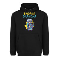 Black badass grandma family mother grandma t shirt Heavyweight Hoodie - linhVisuals