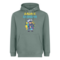 Sage badass grandma family mother grandma t shirt Heavyweight Hoodie - linhVisuals