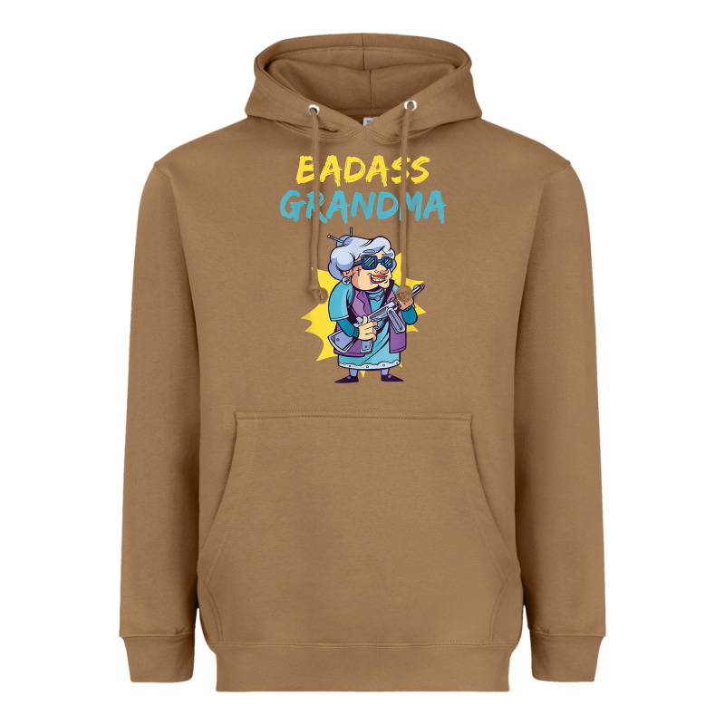 Badass Grandma Family Mother Grandma T Shirt Heavyweight Hoodie by linhVisuals | Teevron