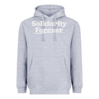 Heather Grey solidarity forever Heavyweight Hoodie - linhVisuals