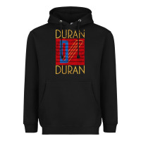 Black Dürän dürän 01 Heavyweight Hoodie - linhVisuals