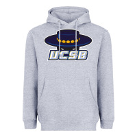 Heather Grey uc santa barbara gauchos Heavyweight Hoodie - linhVisuals