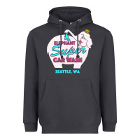 Smoke pink elephant car wash Heavyweight Hoodie - linhVisuals