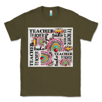 Army Green teacher tumbler Classic Tee - CowGirlArtShop