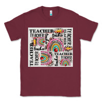 Burgundy teacher tumbler Classic Tee - CowGirlArtShop
