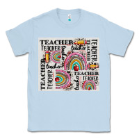 Dusty Blue teacher tumbler Classic Tee - CowGirlArtShop