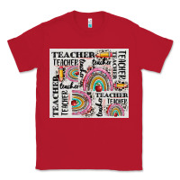 Red teacher tumbler Classic Tee - CowGirlArtShop