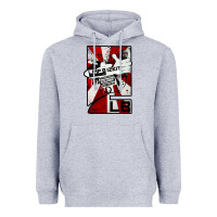 Heather Grey limp bizkit 23 Heavyweight Hoodie - linhVisuals