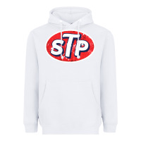 White stp Heavyweight Hoodie - linhVisuals