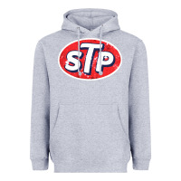 Heather Grey stp Heavyweight Hoodie - linhVisuals
