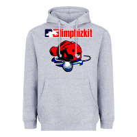 Heather Grey limp bizkit 35 Heavyweight Hoodie - linhVisuals