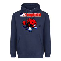 Navy limp bizkit 35 Heavyweight Hoodie - linhVisuals