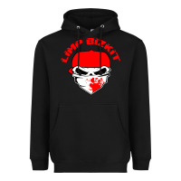 Black limp bizkit 28 Heavyweight Hoodie - linhVisuals