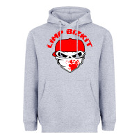 Heather Grey limp bizkit 28 Heavyweight Hoodie - linhVisuals
