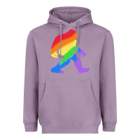 Lavender bigfoot t  shirt rainbow bigfoot t  shirt Heavyweight Hoodie - linhVisuals