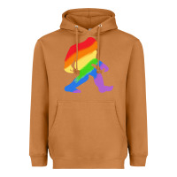 Meerkat bigfoot t  shirt rainbow bigfoot t  shirt Heavyweight Hoodie - linhVisuals