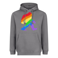 Storm bigfoot t  shirt rainbow bigfoot t  shirt Heavyweight Hoodie - linhVisuals