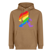 Toasted Coconut bigfoot t  shirt rainbow bigfoot t  shirt Heavyweight Hoodie - linhVisuals
