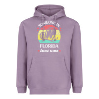 Lavender someone in florida loves me t  shirt someone in florida loves me funny Heavyweight Hoodie - linhVisuals