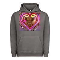 Pigment Tornado highland cow valentine's day Urban Hoodie - RanaPortraitStore