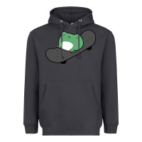 Smoke skateboarding frog Heavyweight Hoodie - linhVisuals