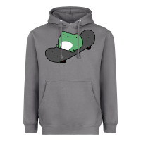 Storm skateboarding frog Heavyweight Hoodie - linhVisuals