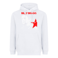 White billy bragg müsic Heavyweight Hoodie - linhVisuals