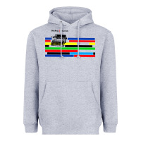 Heather Grey billy bragg müsic Heavyweight Hoodie - linhVisuals