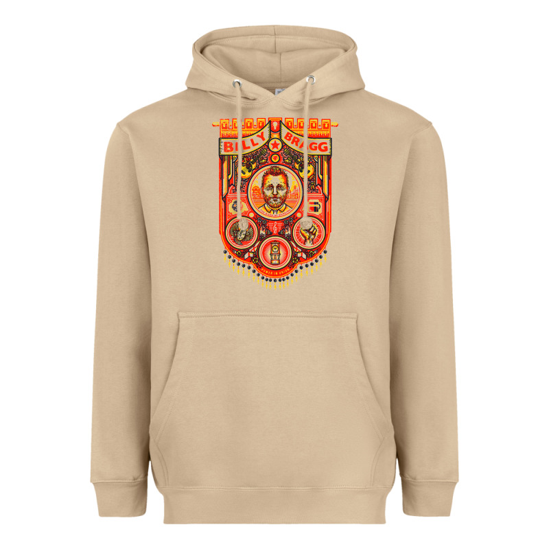 Billy Bragg Müsic Heavyweight Hoodie by linhVisuals | Teevron