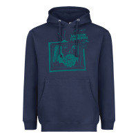 Navy chet faker müsic Heavyweight Hoodie - linhVisuals