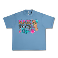 Pebble Blue nail tech life bbs Urban Heavy Tee - BundleAndBundleShop