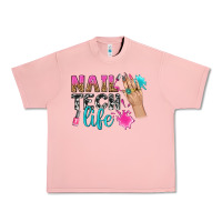 Salmon nail tech life bbs Urban Heavy Tee - BundleAndBundleShop