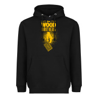 Black the wood brothers blues Heavyweight Hoodie - linhVisuals