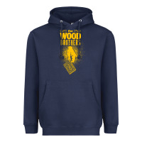 Navy the wood brothers blues Heavyweight Hoodie - linhVisuals