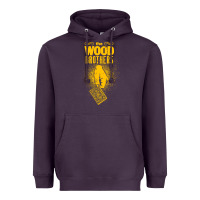 Plum the wood brothers blues Heavyweight Hoodie - linhVisuals
