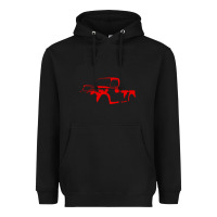 Black the wood brothers blues Heavyweight Hoodie - linhVisuals