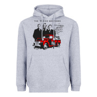 Heather Grey the wood brothers blues Heavyweight Hoodie - linhVisuals