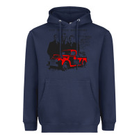 Navy the wood brothers blues Heavyweight Hoodie - linhVisuals