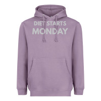 Lavender diet starts monday Heavyweight Hoodie - linhVisuals
