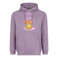 Lavender papa frog Heavyweight Hoodie - linhVisuals