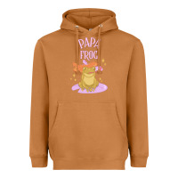 Meerkat papa frog Heavyweight Hoodie - linhVisuals