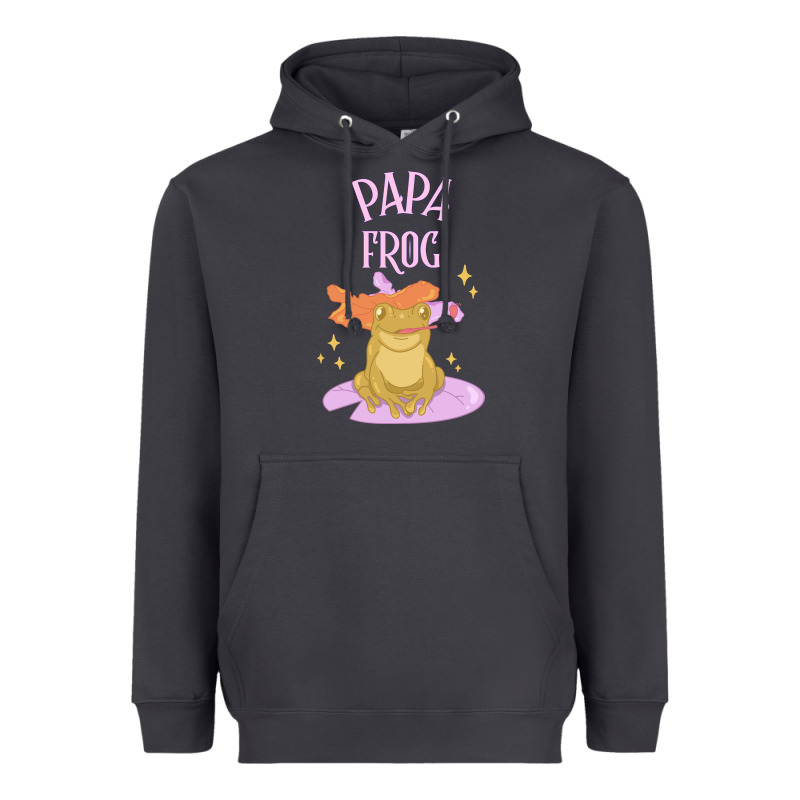 Papa Frog Heavyweight Hoodie by linhVisuals | Teevron