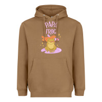 Toasted Coconut papa frog Heavyweight Hoodie - linhVisuals