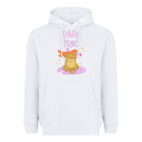 White papa frog Heavyweight Hoodie - linhVisuals