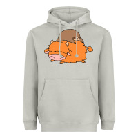Moon Dust sloth and highland cow Heavyweight Hoodie - linhVisuals
