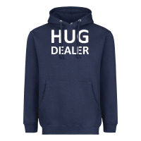 Navy hug dealer Heavyweight Hoodie - linhVisuals