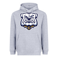 Heather Grey chelse bulldogs Heavyweight Hoodie - linhVisuals
